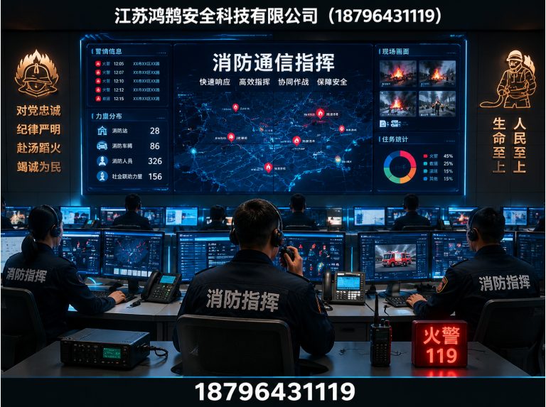 昌都消防通信指挥展示图